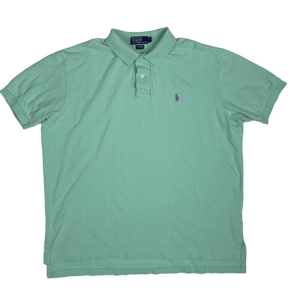 Polo Ralph Lauren Golf Shirt Turquoise S/S Cotton